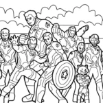 Vingadores-Desenho-para-Colorir